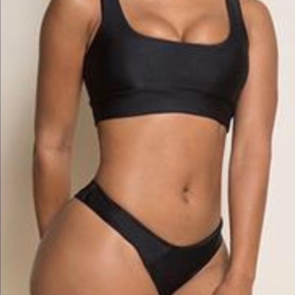 Never worn bikini in black